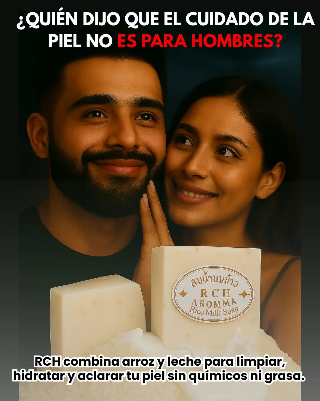 Jabón con extracto de arroz con leche RCH