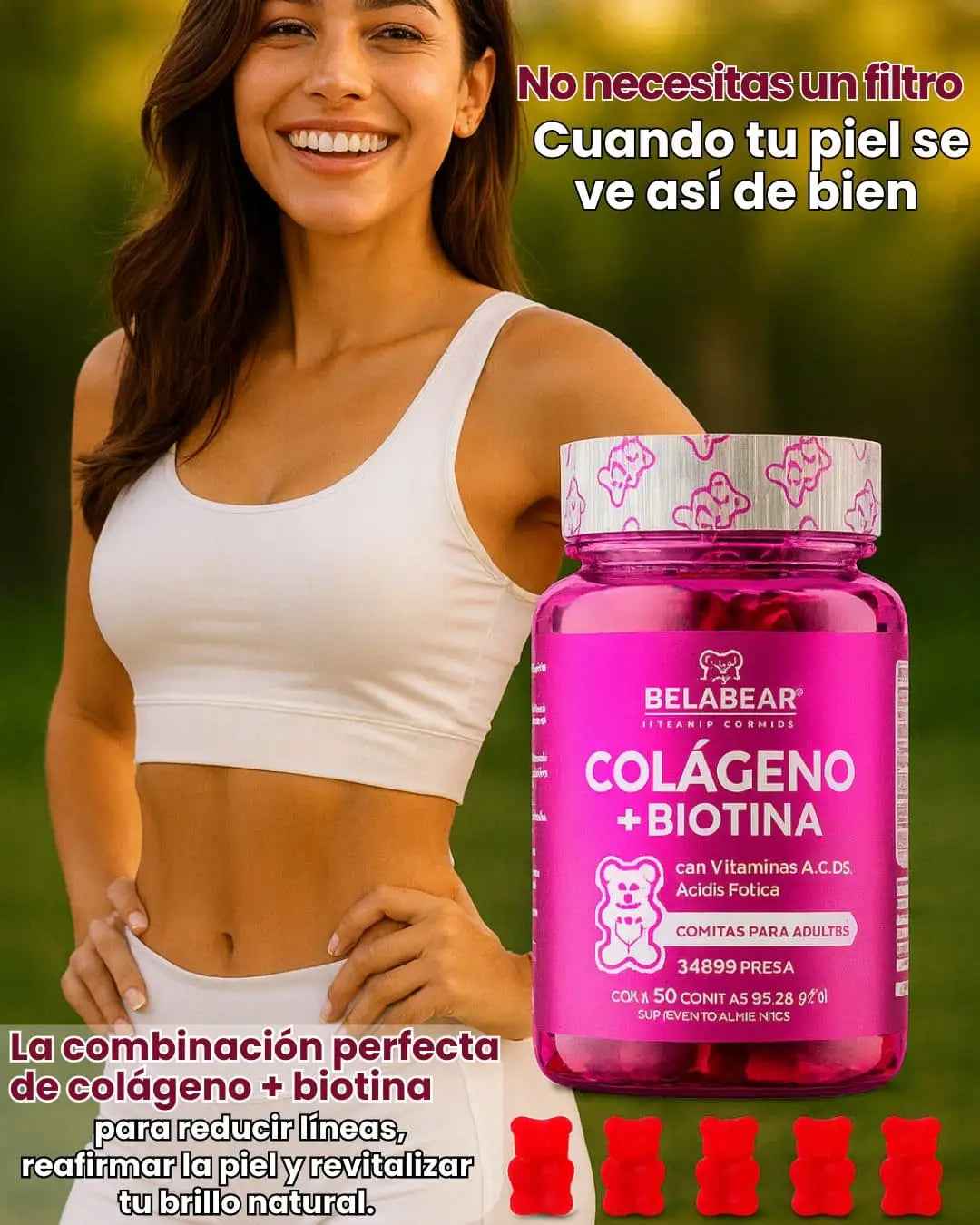 GOMITAS COLÁGENO + BIOTINA