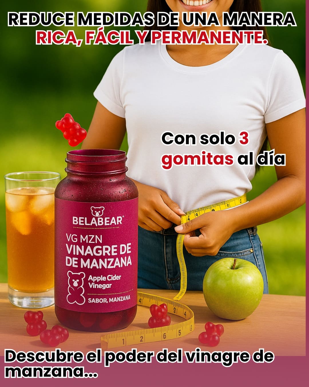 Gomitas vinagre de manzana